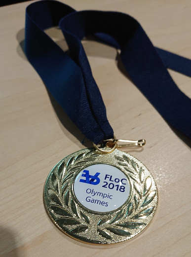 Medal for SMTInterpol during FLOC 2018